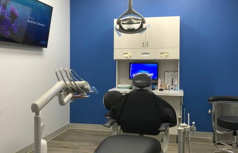 exam room at Dulce Dental in Dallas, TX